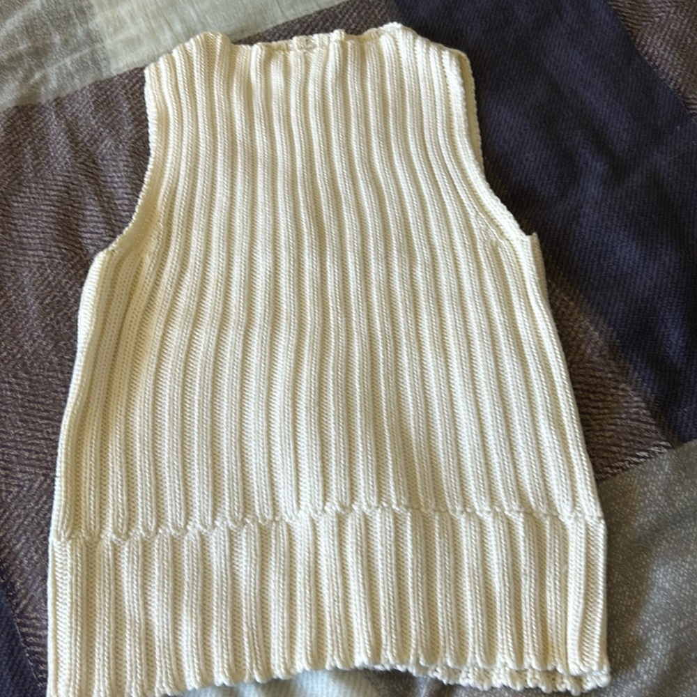 Ann Taylor loft 100% cotton sweater vest